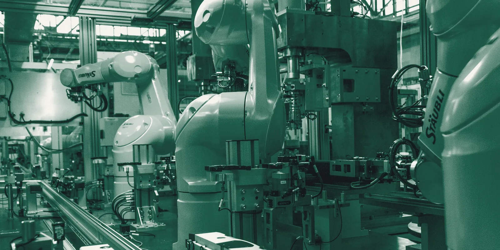 Linea robotizzata di produzione